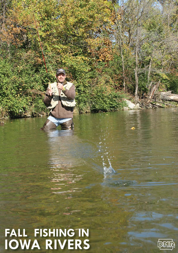 Enjoy Iowa’s natural landscapes fishing Iowa’s rivers and streams this fall. A unique angling challenge is hidden around every bend. | Iowa DNR